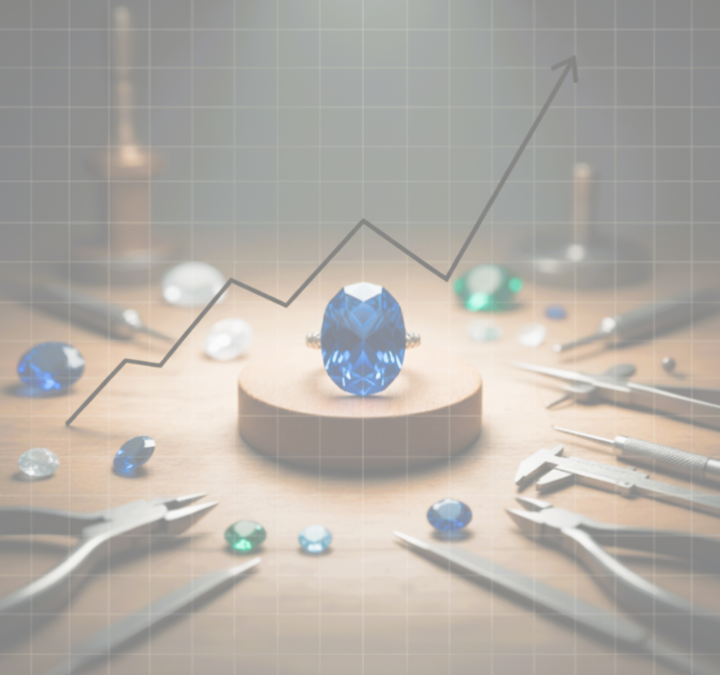 Κοσμήματα σε εργαστήριο